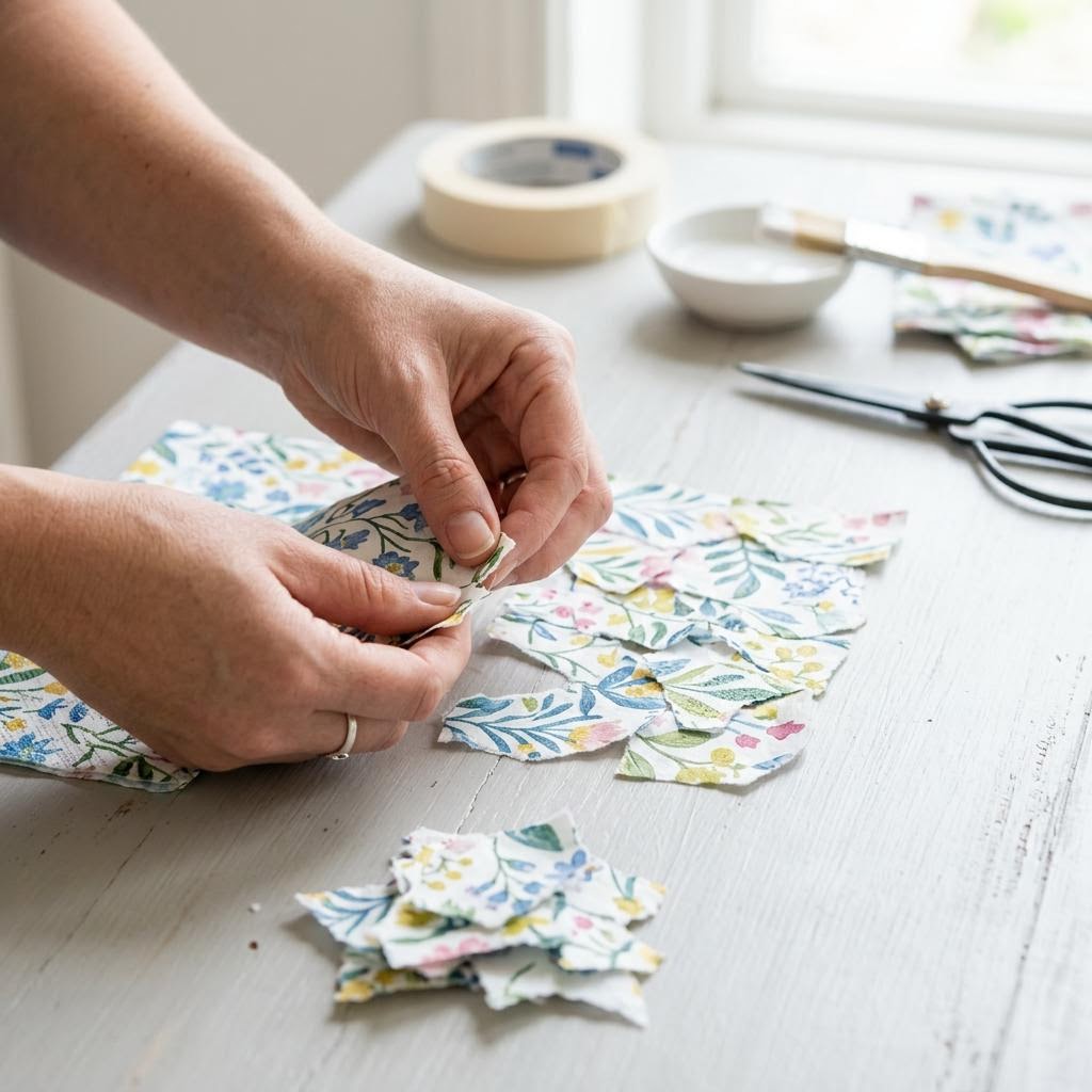 Step 2: Cut and Arrange Your Paper