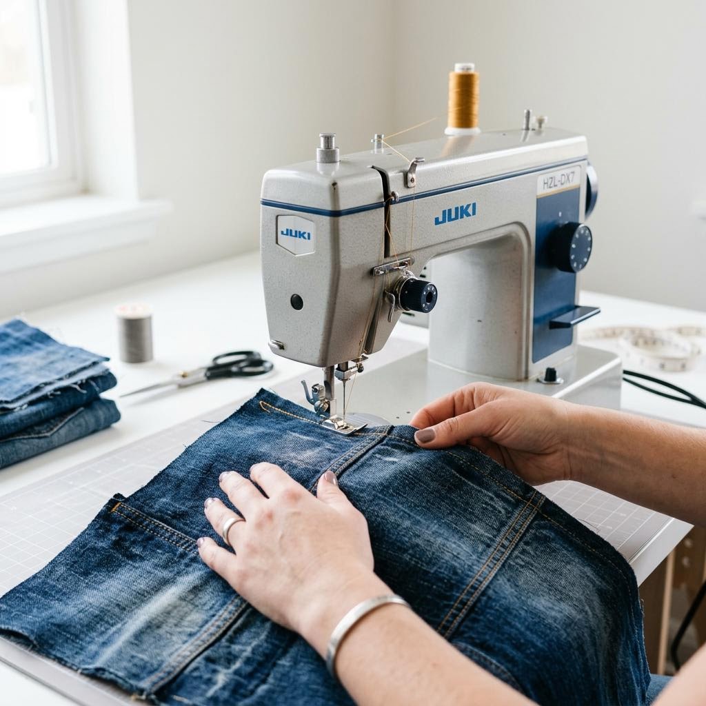 Step 2: The Denim Tote Bag Transformation