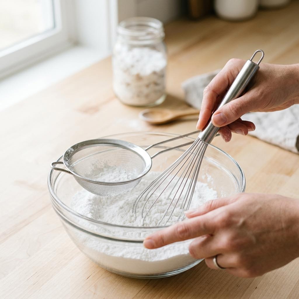 Step 1: Whisking the Dry Ingredients